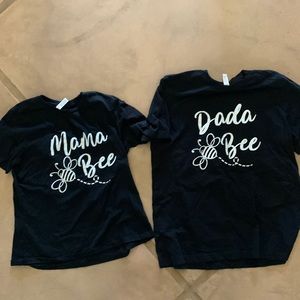 Momma and Dada Bee 🐝 t shirts